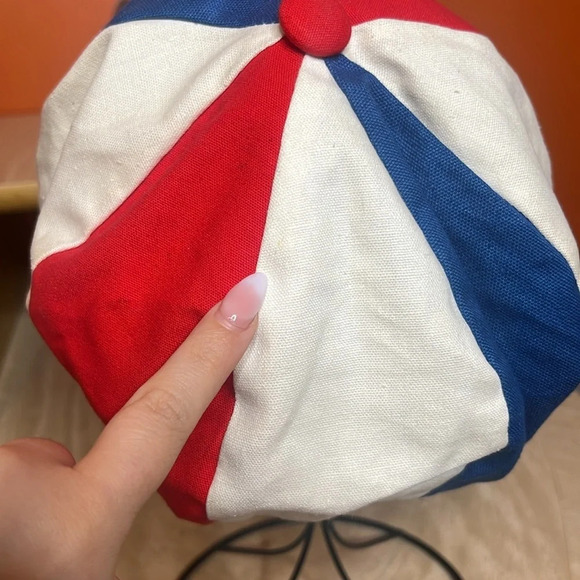 1970s Vintage Bugs Bunny Great America Six Flags Patriotic Souvenir Engineer Hat - Picture 11 of 16